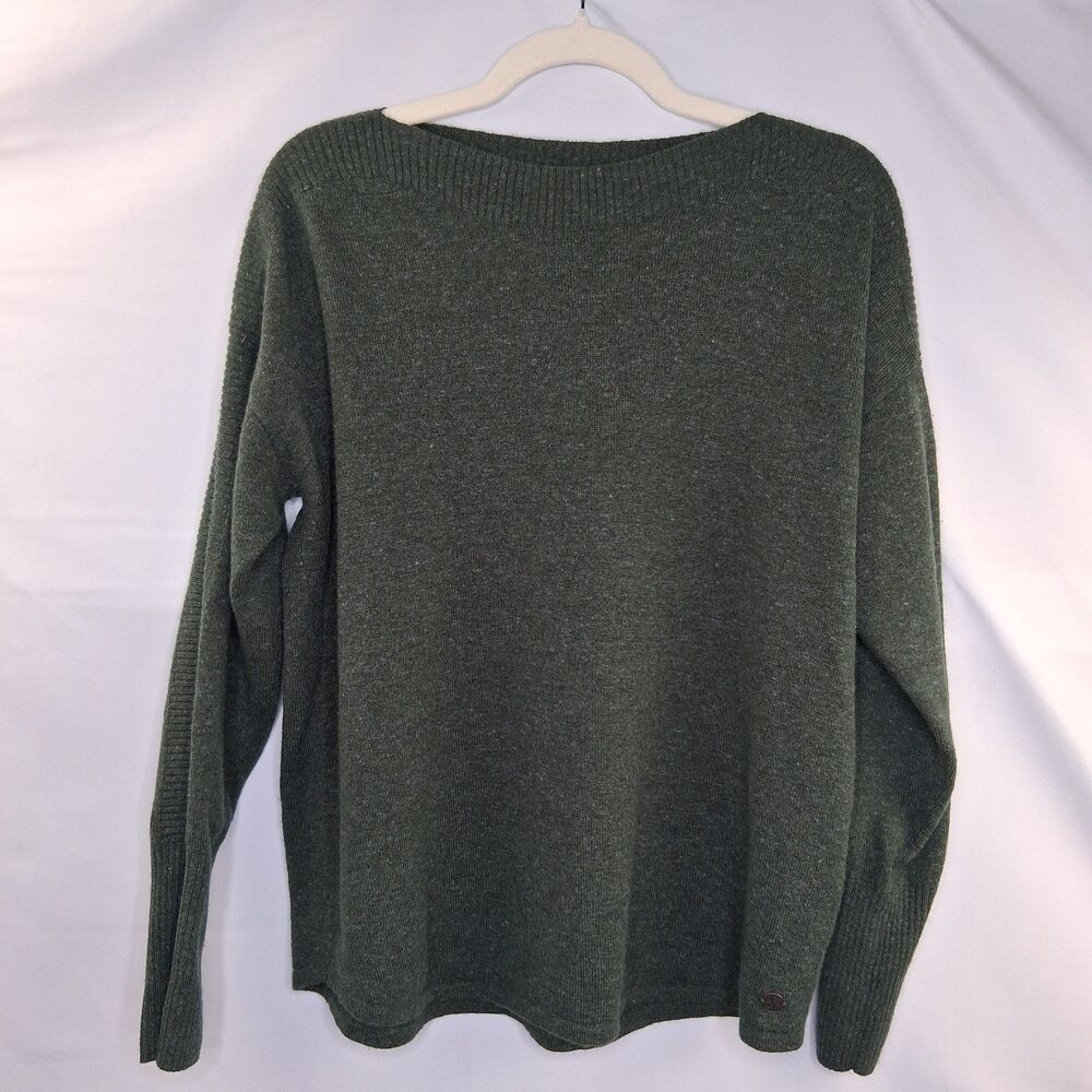 Royal Robbins Merino Wool Blend Boat Neck Sweater Unisex Men Sz S Women M